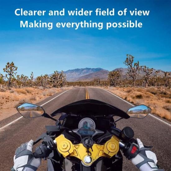 Left & Right Side Rearview Mirrors For Honda CBR300R 2014-2018 CBR500R 2013-2019