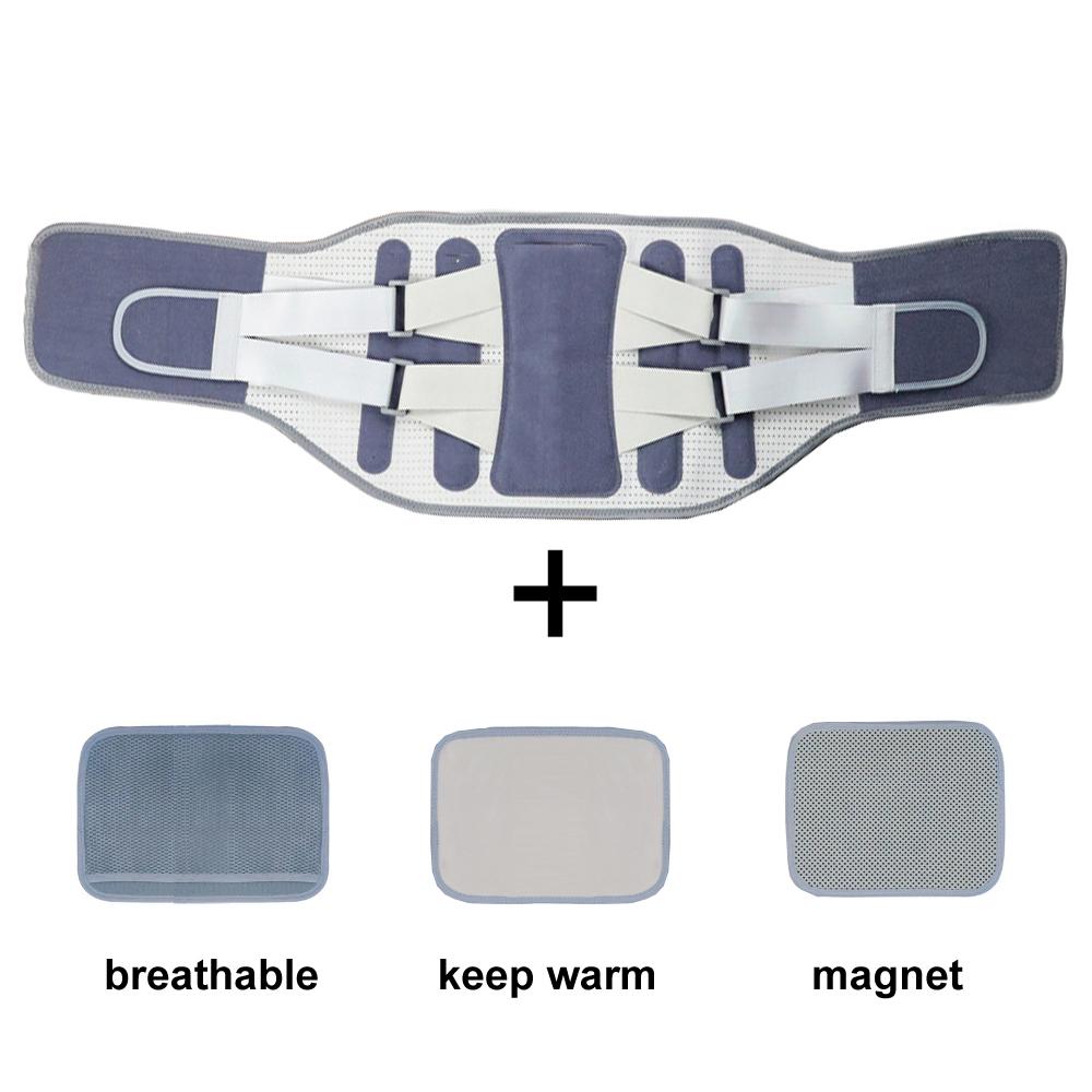 Magnetic Therapy Double Pull Lumbar Disc Herniation Waist Support Belt Back Pain Orthopedic Brace Spine Decompression Men Women