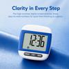 Compact Size Digital Pedometer ABS Fitness Tracker Portable Step Counter  Fitness