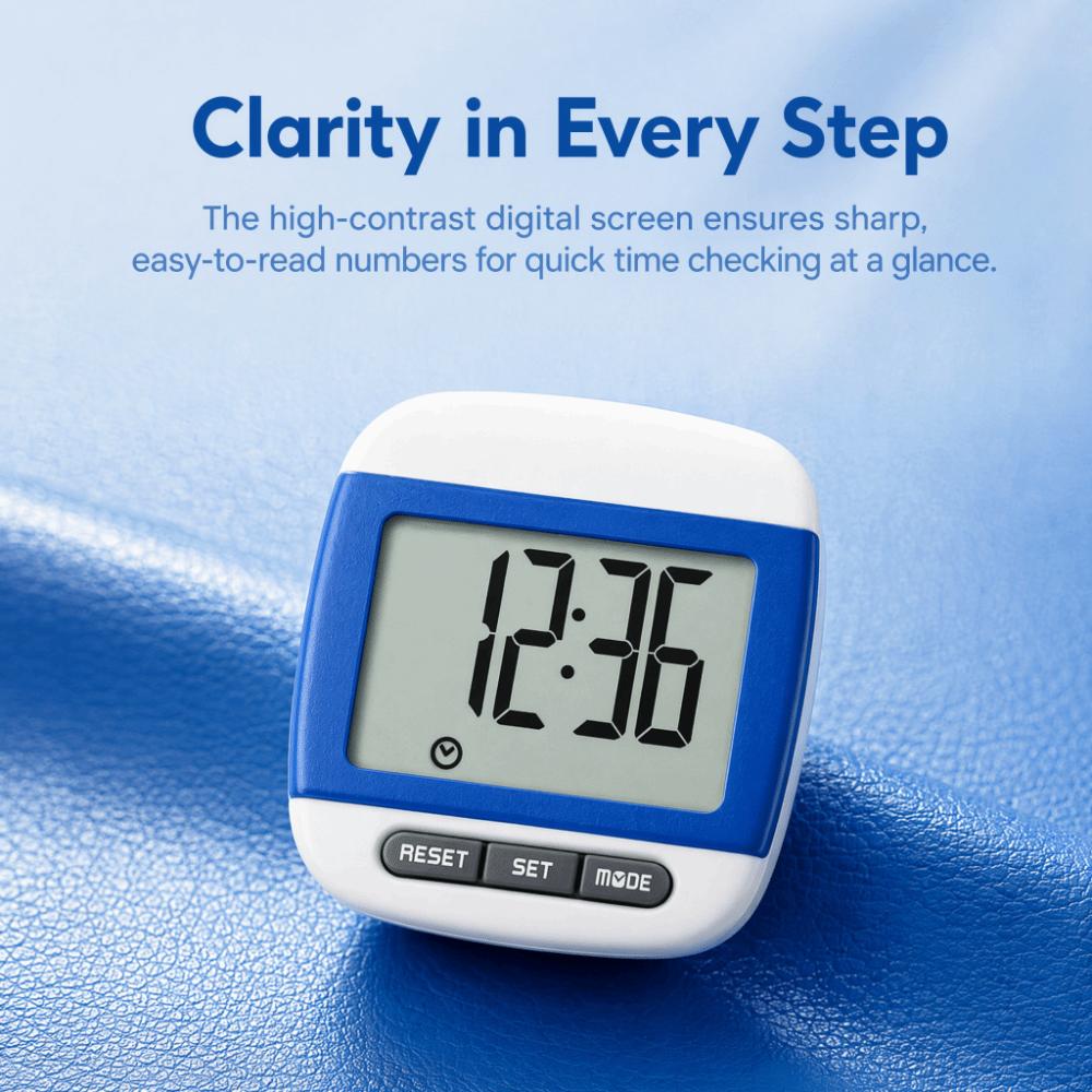 Compact Size Digital Pedometer ABS Fitness Tracker Portable Step Counter Fitness