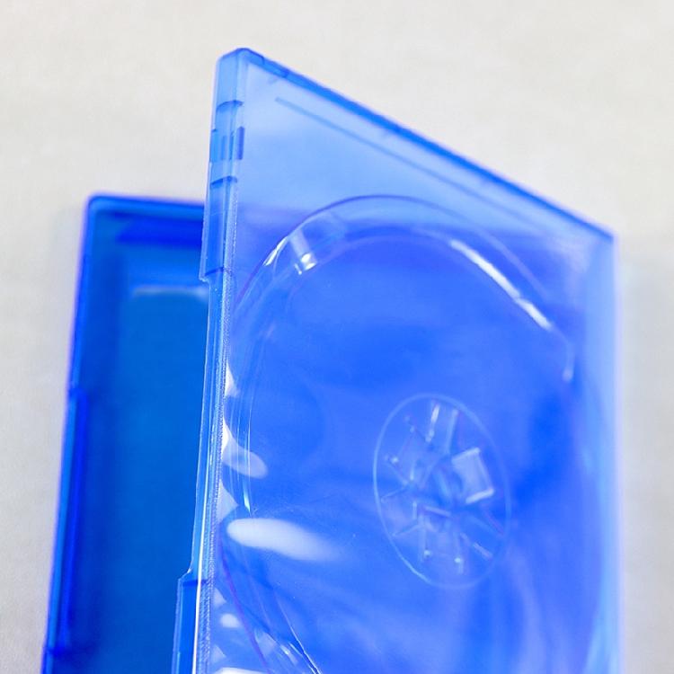 Blue CD Single Double Discs Storage Bracket Holder  Games Disk Cover for C