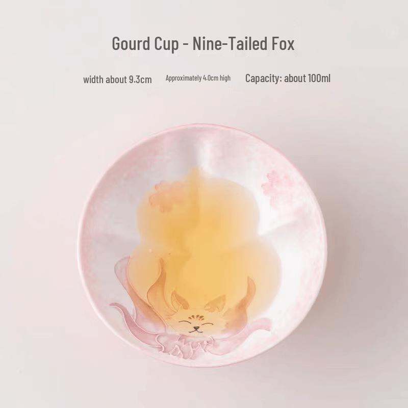 Painted Lucky Gourd Teacup