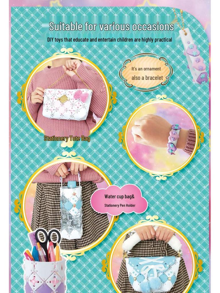 Japanese Patchwork Bag DIY Toy for Kids – Creative & Educational