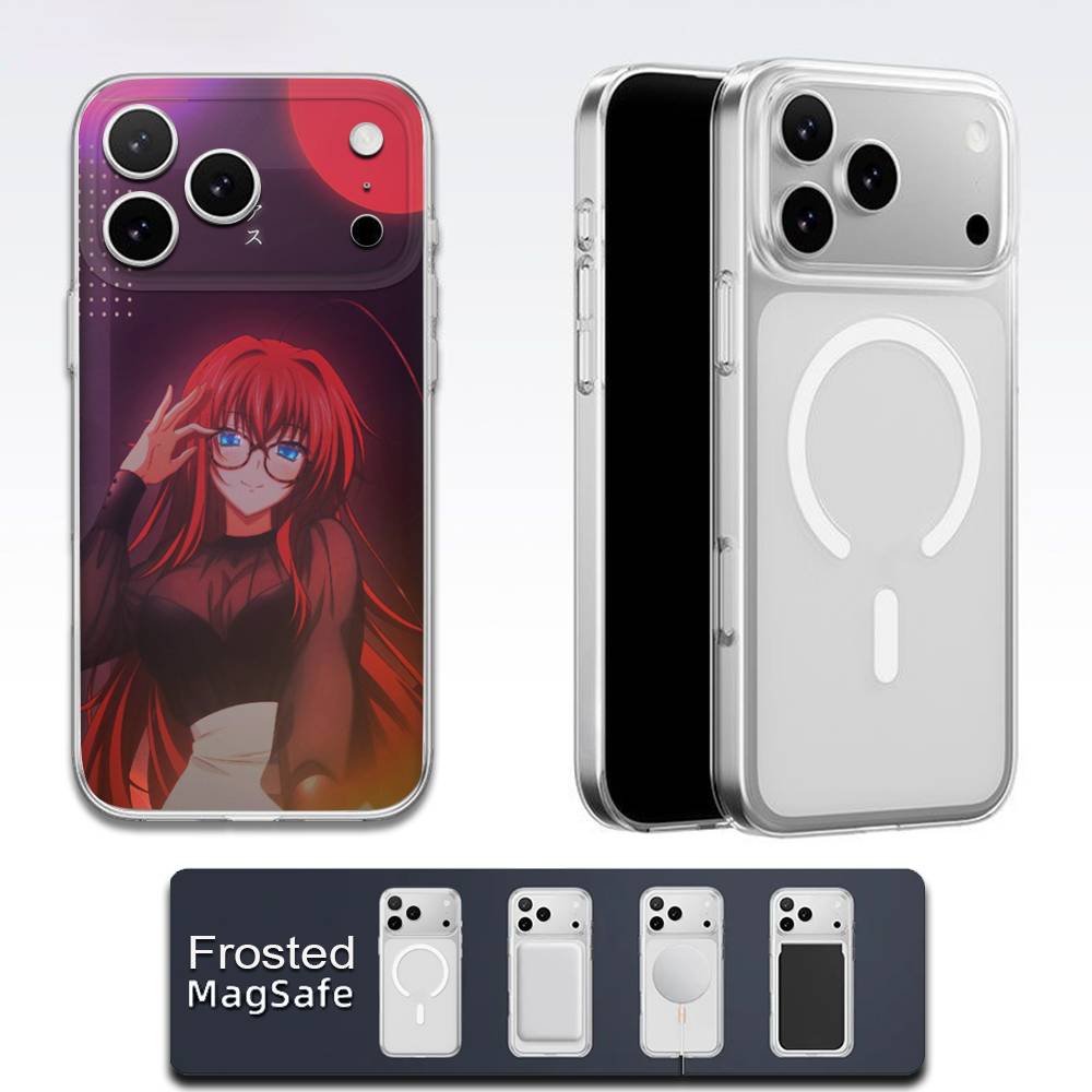 

R-Rias Gremory High School DxD Phone Case For iPhone 17,16,15,14,13,12,11,Pro,Max,Plus,E,Air,Mini Magsafe Transparent iPhone16pro