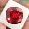 Natural Red Ruby Loose Gemstone Quality 21 Ct Square Cushion Cut for Jewelry Making and Crafts