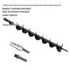 Spiral Earth Auger Drill Bit for Greenhouse, Pile Driving, and Engineering Projects