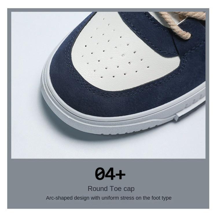 Men's Shoes Summer Breathable Small White Shoes Men's Trend All Matching Cloth Shoes Thick Sole Sports Casual Board Shoes Fashion Shoes