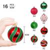 Christmas Decoration Supplies Colorful Christmas Ball Set 6CM Plastic Ball Window Decoration Christmas Tree Small Pendant