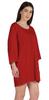 Inkmeso Solid Boyfriend T-Shirt Top For Women Loose Fit Long Sleep Shirt Tee