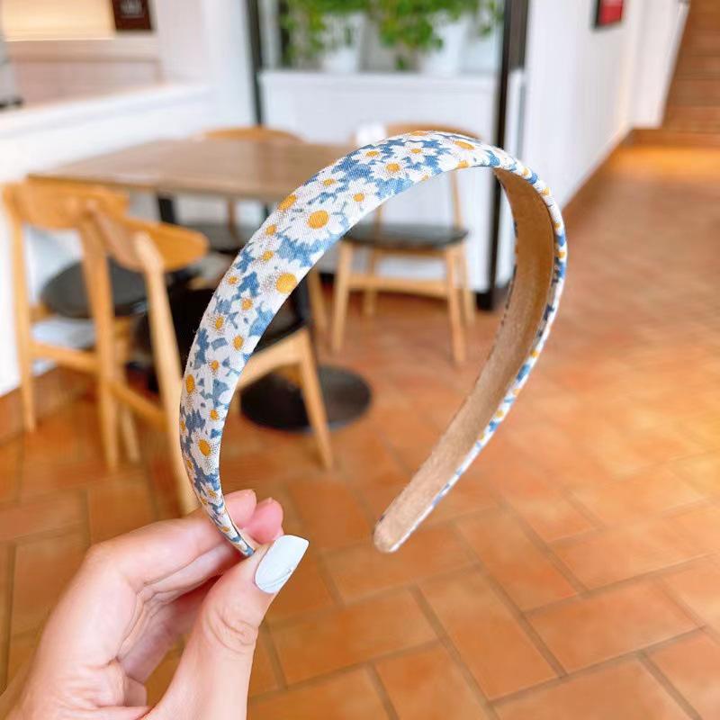 

Корейська ретро-квіткова картата пов язка на голову: Універсальний аксесуар для активного відпочинку у французькому стилі для жінок