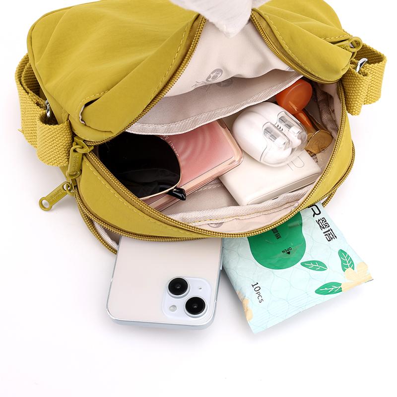 Women's Bag Multi-Pocket Nylon Bag Shoulder Bag Crossbody Bag