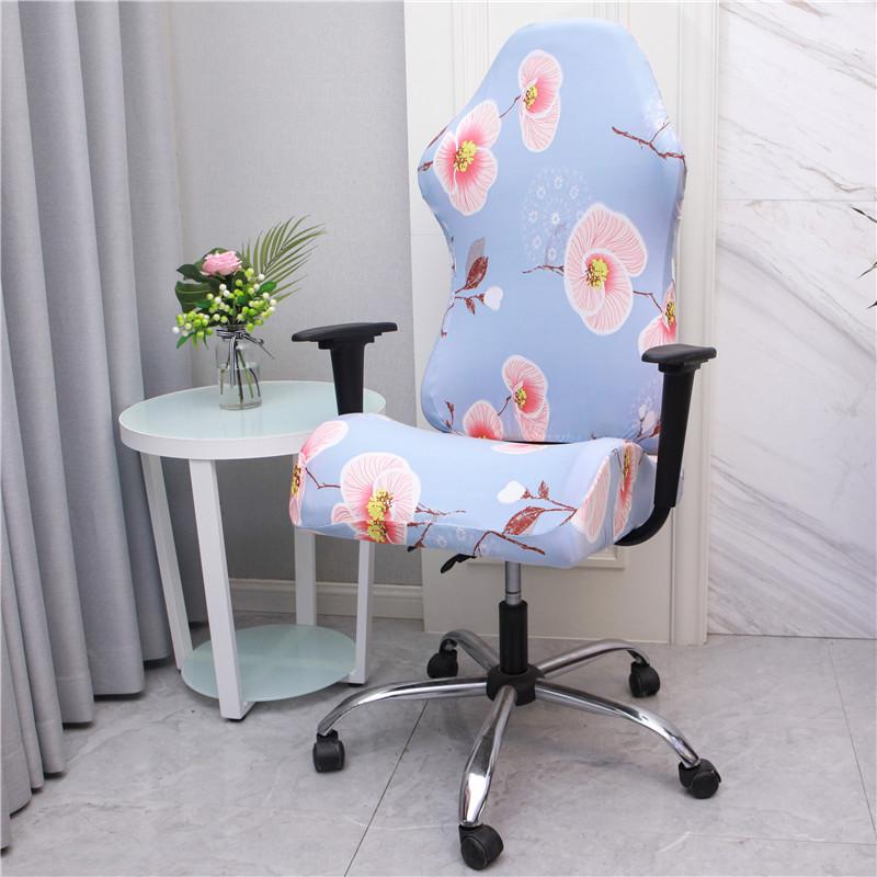 Household Elastic E-sports Chair Cover Office Internet Cafe Anchor Chair Cover Table and Chair Home Comfort