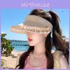 Summer Parent Child Floppy Hat With Large Brim In Ice Silk For Sun Protection And Outdoor Relaxation