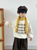 Fashion Blogger~ Korean ins Children's Small Scarf Autumn and Winter Foreign Style Fine Scarf Trendy Children's Babies Wear Scarves