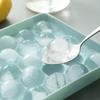 Round Ice Hockey Mold Tray - Plastic Ice Cube Maker Box