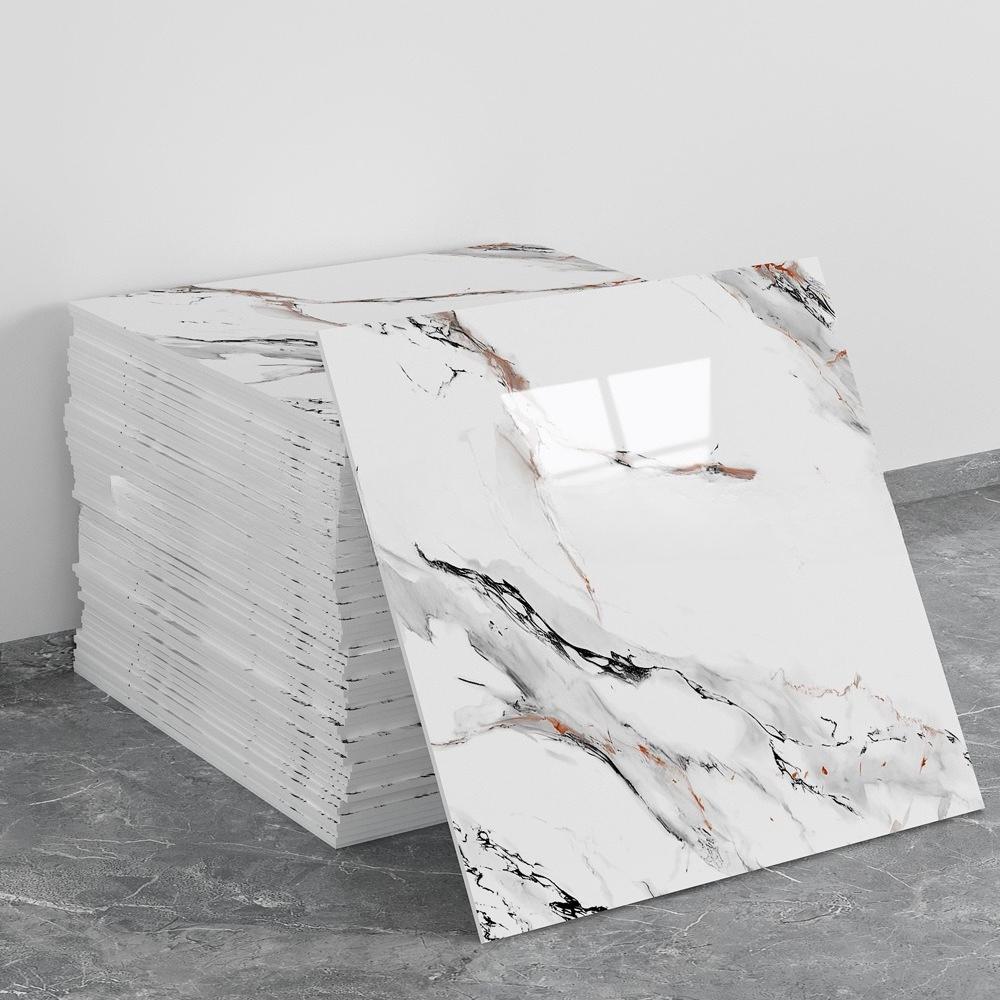 Самоклеящаяся мраморная настенная плитка, смешанные цвета, подходит для современной отделки, декоративная плитка, модные узоры плитки, ПВХ напольная плитка 10pcs