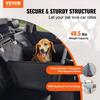Dog Booster Car Seat Pet Car Seat for S M L Dogs Up To 48.5 Lbs Black