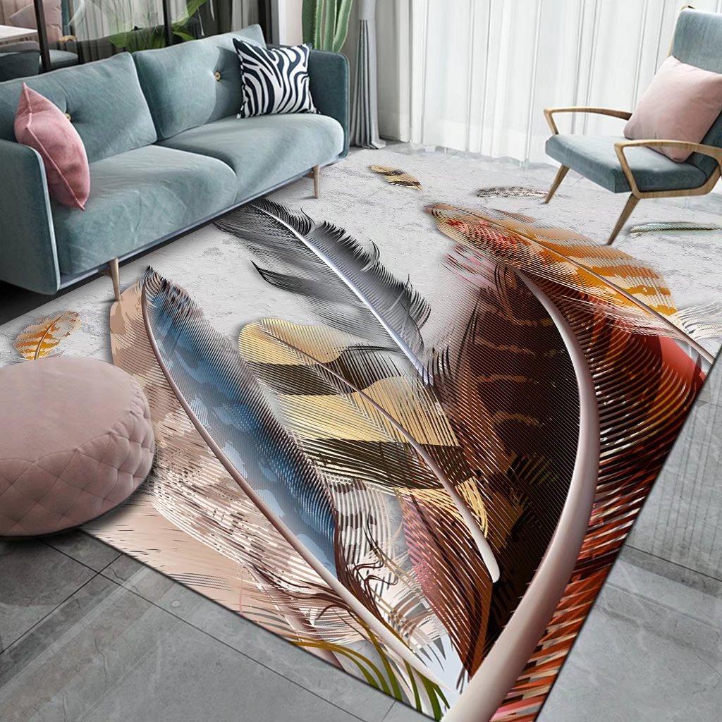 3D Art Pattern Print Carpet Modern Living Room Carpets Lounge Sofa Decoration Rug Soft Comfortable Bedroom Bedside Floor Mat