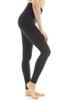fact factory Cropped Cotton Made in Japan Women's Leggings, Blend, (Sizes 3L-4L, Black)