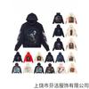 Popular Goth Retro Dark Style Trend Harajuku Anime Letter 3d Printing Hooded Sweater Men