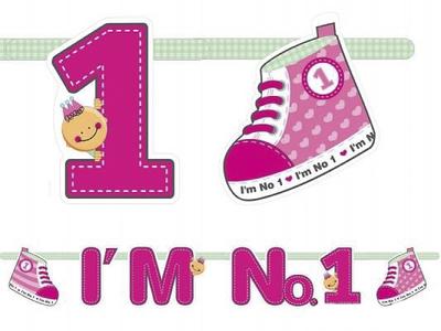 Baner "I'm No. 1", 110 Cm, 1 Szt.