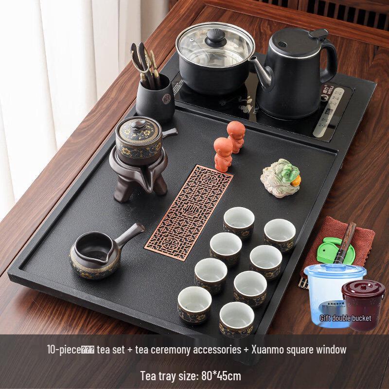 

Chaxun 10-Piece Ceramic Automatic Tea Set