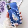 For Redmi Note 10 5G Case Fashion Rose Bow Soft Silicone TPU Back Cover For Xiaomi POCO M3 Pro 5G 6.5" Shockproof Phone Cases