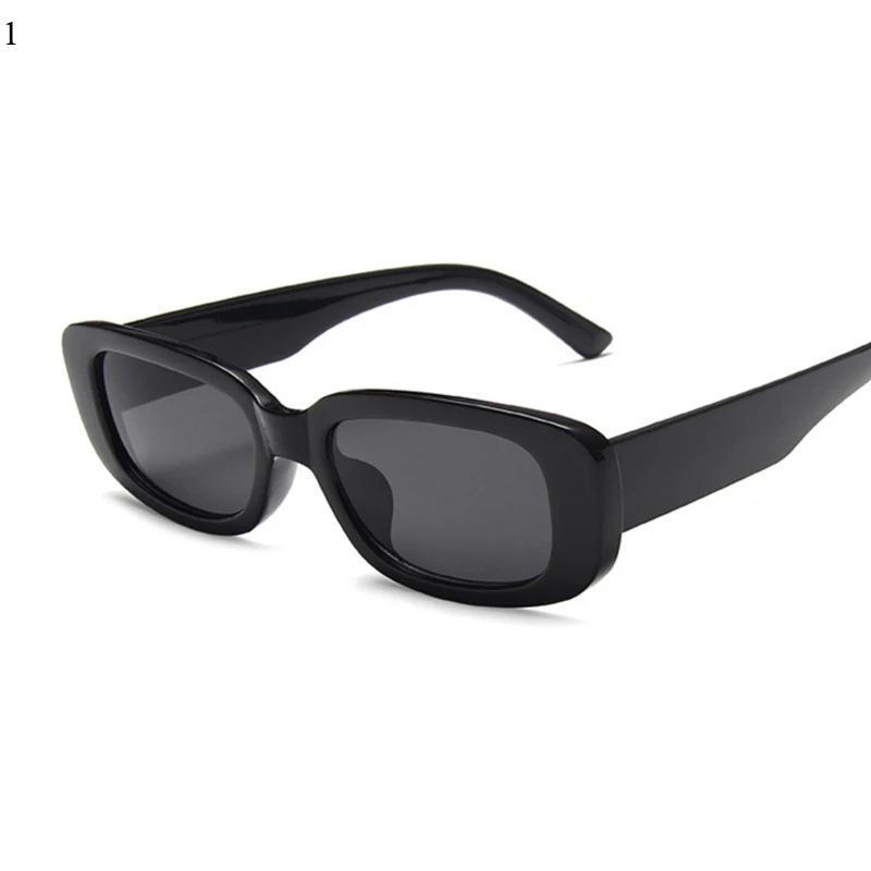1Pc Small Rectangle Sunglasses Women Oval Vintage Brand Designer Square Sun Glasses For Women Shades Female Eyewear Anti-glare