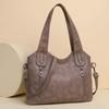 Soft Leather Large Capacity Portable Messenger Bag Women