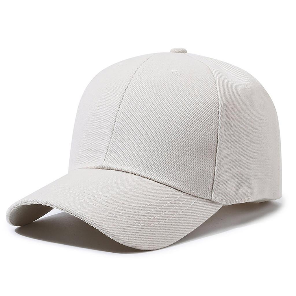 Custom Printed PVC Light Board Adult Baseball Caps Solid Color Peaked Cap Embroidered Logo 6-Panel Adjustable Four Seasons Work
