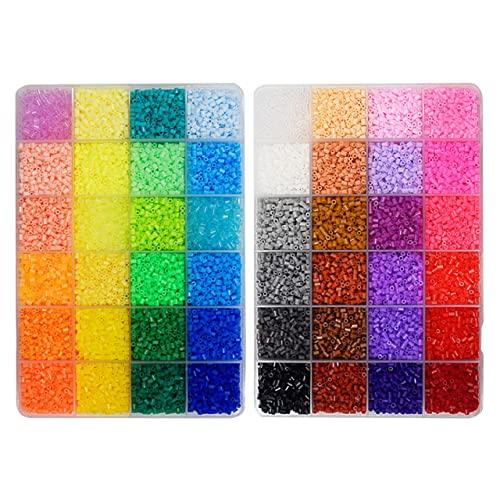 

Cicogna Iron Beads, 2.6mm, 48 Colors, Set of Approximately 26,000 Pieces, Mini Size, Large Capacity, Mini Iron Beads, Making Toy