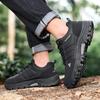 Hiking Shoes Men Outdoor Anti-slip Lace-up Low-top Shoes Men Shock-absorbing Comfortable Breathable Casual Sports Shoes Men