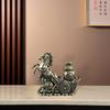 Pferdestatue Skulptur Chinesisches Jahr Dekoration für Schlafzimmer Büro Schreibtisch Schrank Bücherregal