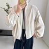 Women's 2025 Spring Korean-Style Loose Baseball Jacket with Stand-Up Collar for a Trendy, Youthful Look