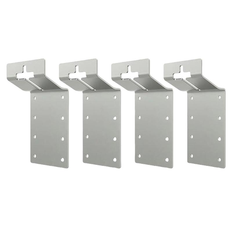 

Multipurpose 4Pieces T Post Targets Hanger Iron Brackets Convenient for Vertical Horizontal Installation Designs 1