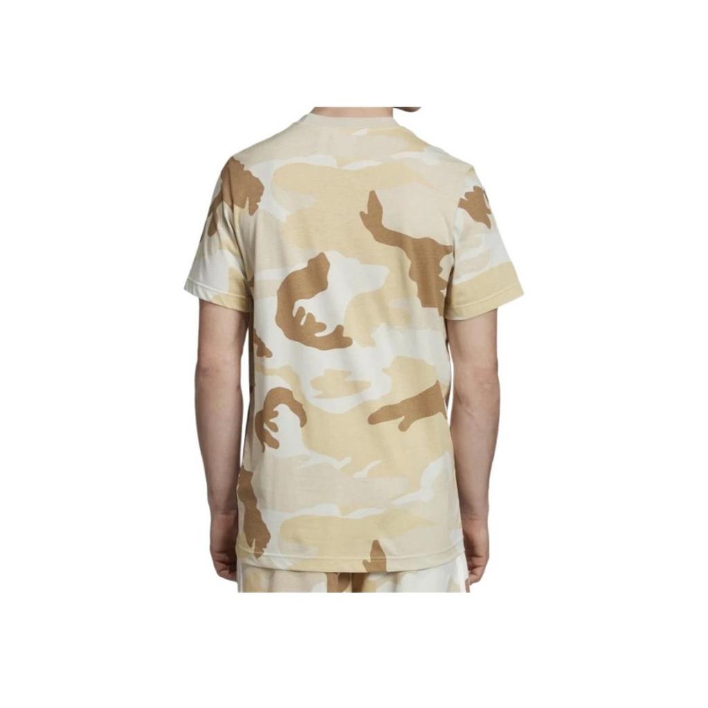 Adidas Originals Camo Tee Comfortable Round Neck Pullover Camouflage Short Sleeve T-Shirt Men Tops Multicolor ED6953