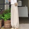 Women's Spring-Summer Thin Dopamine Cream Ankle-Tied Lantern Pants | Loose Slimming Ice Silk Harem Athletic Trousers