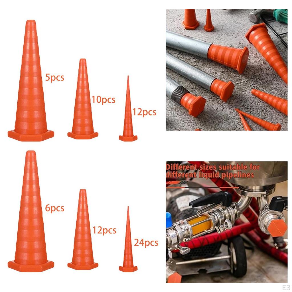 35 Stück Hydraulikschlauchstopfen Anti-Tropf-Set Universal Leckstopfen-Kit Ölservice