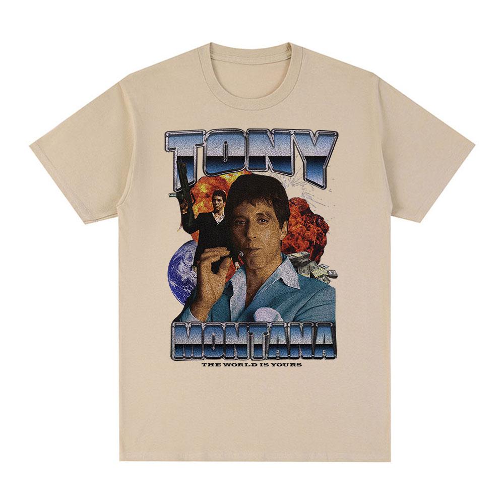 The World of Scarface Tshirts Belongs To You The Tony MontanaAl Pacino Graphic Print Tshirt Is Unisex