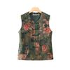Women's Tang Suit Vest: Spring/Autumn Style for Middle-aged/Elderly, Grandma/Mother's Cardigan