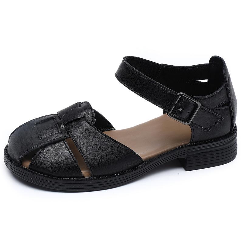 Fashion GKTINOO Women Shoes Summer Sandals Female 2025 Genuine Leather Women Casual Comfortable Woman Shoes Sandals Women Summer Shoes