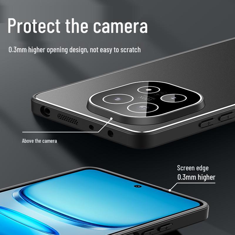 Vivo iQOO 15 Phone Case - New Metal Back Shell with Men’s Full Lens Protection