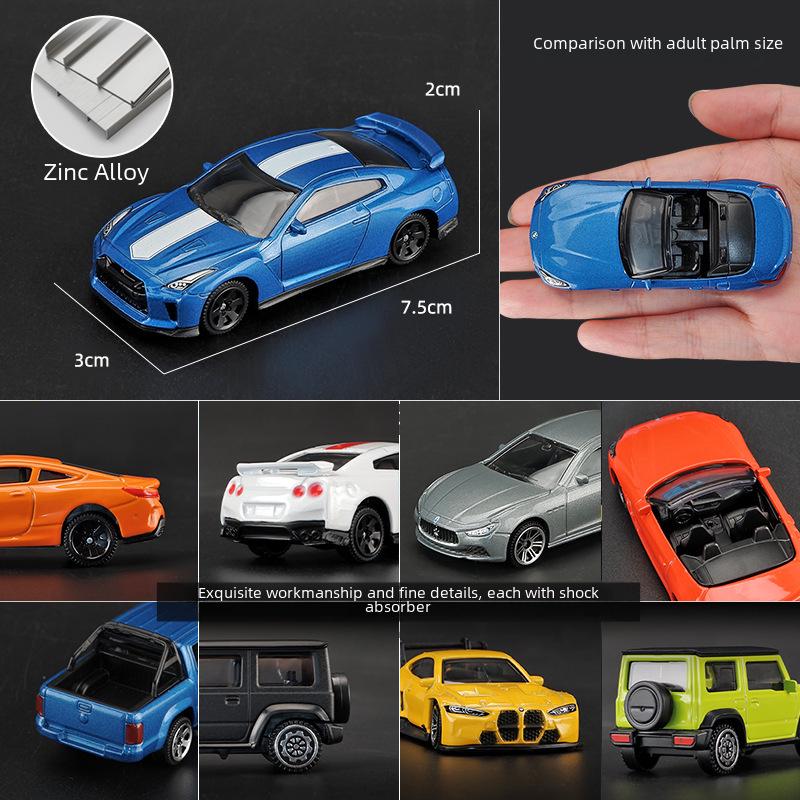 Přeshraniční 1:64 Lamborghini Toyota Slitinový Miniaturní Model Auta Hračka pro Kluky
