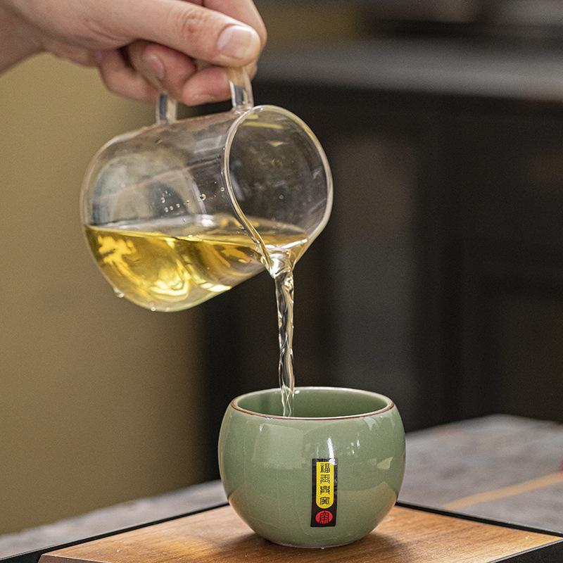 Ruyao Ceramic Master Tea Cup – Single Kung Fu Tea Bowl / Gift Box