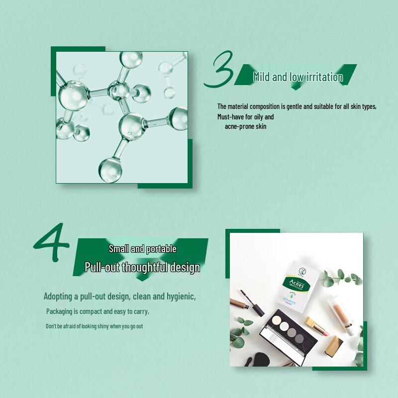 Mentholatum Acnes Oil Blotting Green Film