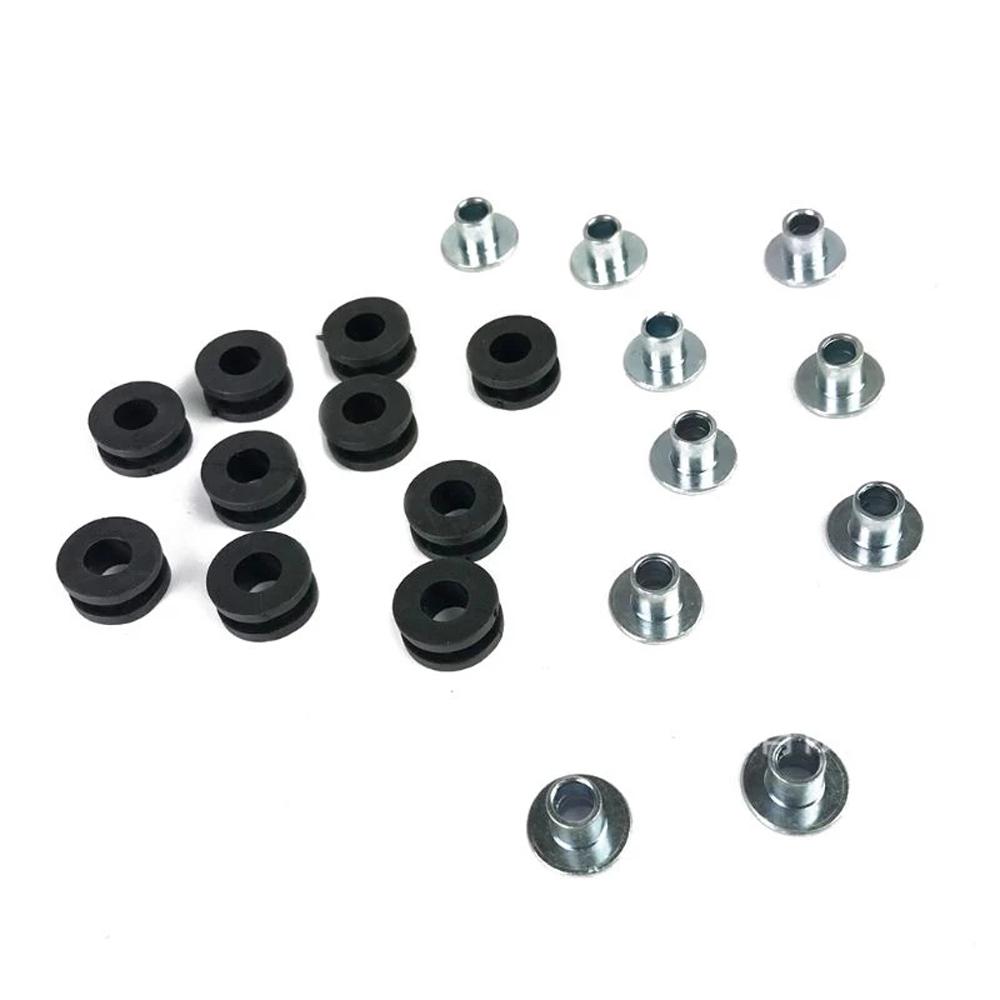 Assortment Fastener Motorcycle Rubber Grommets M6 Grommets Fairing Bolt Pressure Relief Cushion