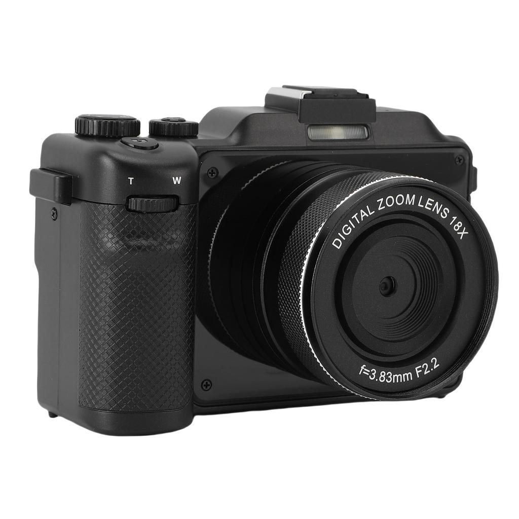 5K Digital Camera HD 80MP WiFi Front Rr Lens 18X Digital Zoom Vlog Camera Anti Shake with Hand Strap for Photography Video