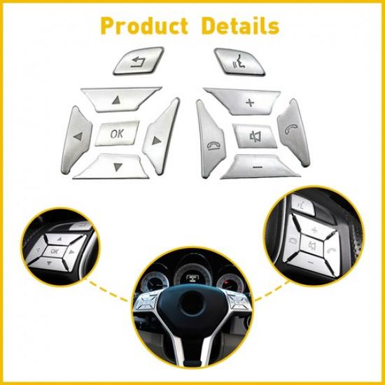 Car Steering Wheels Buttons Kit For 2012-2016 Mercedes Benz E C G GLA ML GL GLK