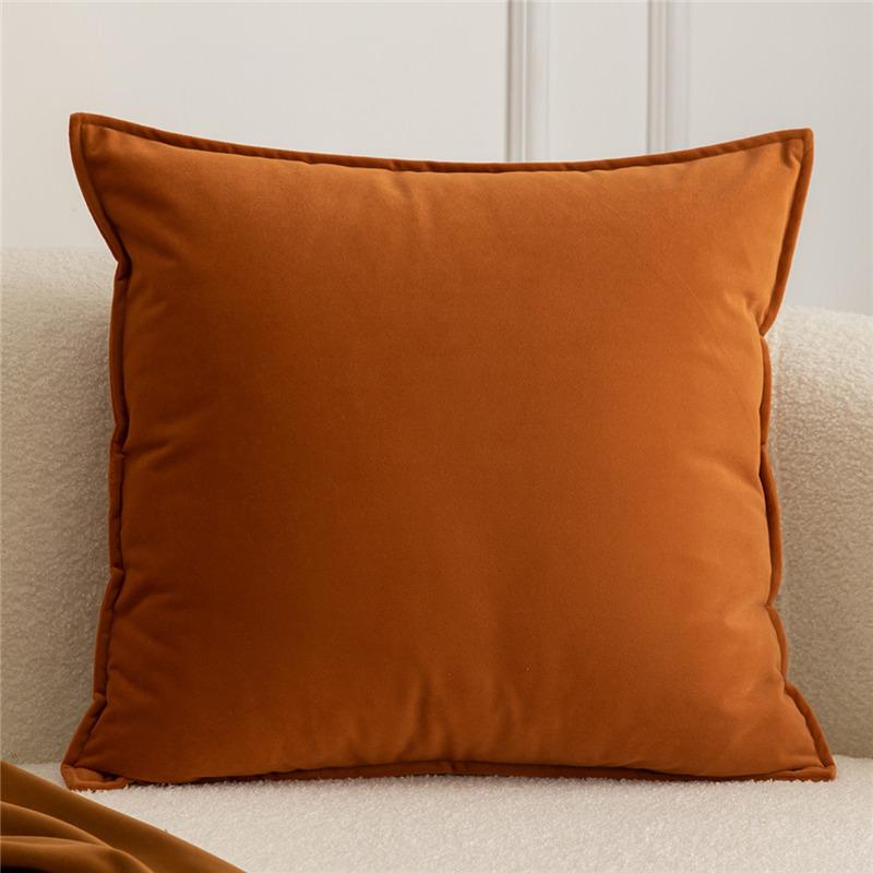 

Бархатная Роскошная Мягкая Наволочка, Большая Подушка для Спинки - Однотонная Диванная Подушка для Гостиной 40*40cm Pillowcase Only
