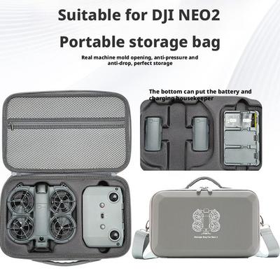 Shoulder PU Portable Bag Case For DJI NEO 2 Protective Shockproof Stroage Bag Box for DJI RC-N3 Drone Remote & Battery Accessory